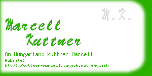 marcell kuttner business card